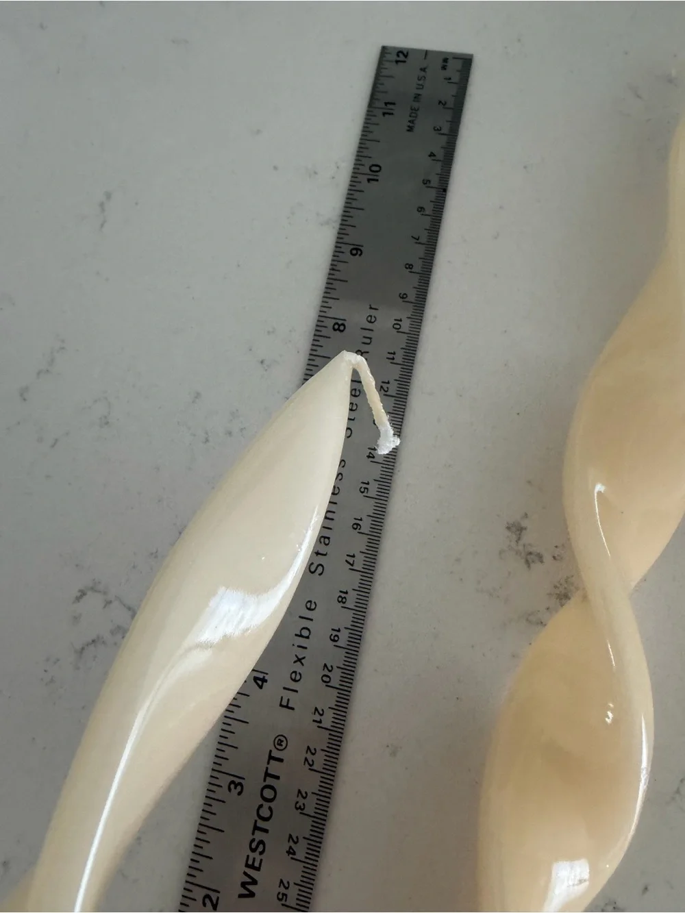 2 NEW Twisty Stick Candles